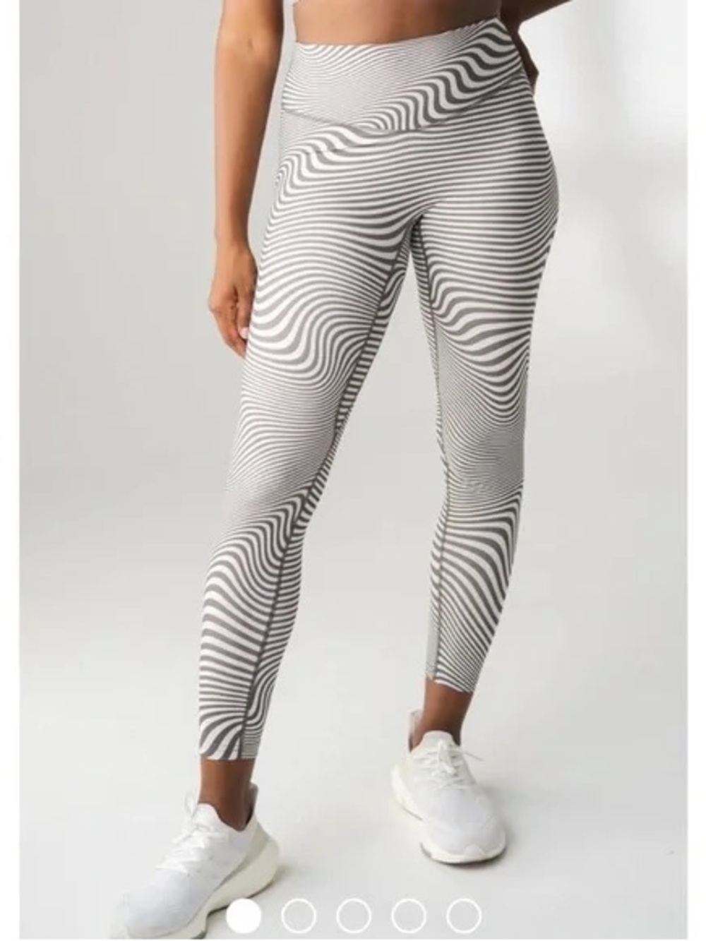 Vitality High-Waist Optical Wave Print Leggings